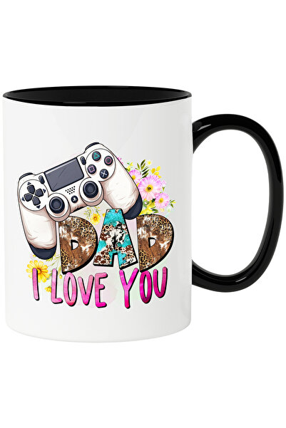 StoryGift Romania Cana cu mesajul "Dad, I love you", tata, ilustratie, iubire...