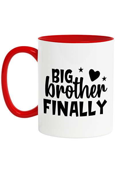 StoryGift Romania Cana cu inimioara si stelute cu textul "Big brother finally...