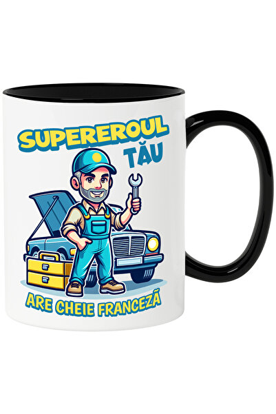 StoryGift Romania Cana Barbat Mecanic Supereroul tau are cheie franceza, 330m...