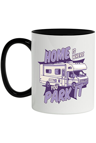 StoryGift Romania Cana Cu Mesaj Home Is Where You Park It, Rulota, Calatorie,...