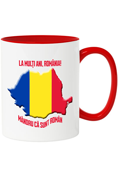 StoryGift Romania Cana la multi ani Romania, mandru ca sunt roman, 330ml, Cer...