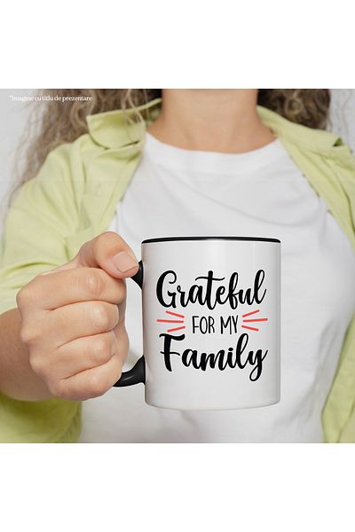 StoryGift Romania Mug for those who are grateful for the families they have with Handle, With, STG