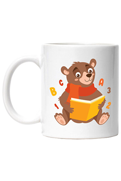 StoryGift Romania Cana Cu Urs, Fular, Carte, Litere, Cifre, Abecedar, Multico...