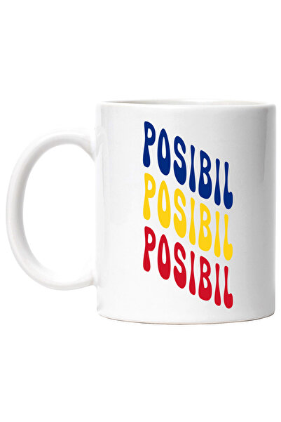 StoryGift Romania Cana Cuvantul Posibil, in Culorile Steagului Romaniei, Rosu...