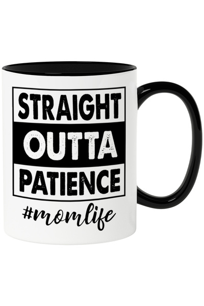 StoryGift Romania Cana pentru mame cu textul "Direct la capatul rabdarii" cu ...