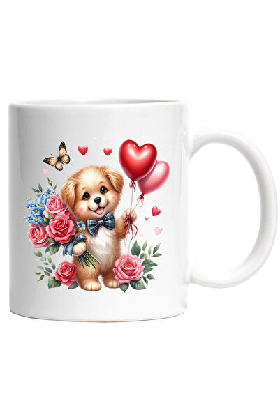 StoryGift Romania Cana cu un catelus vesel | limba scoasa | ilustratie | tine...