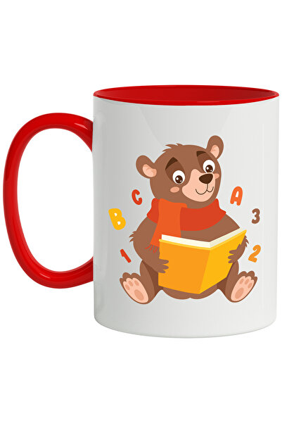 StoryGift Romania Cana Cu Urs, Fular, Carte, Litere, Cifre, Abecedar, Multico...