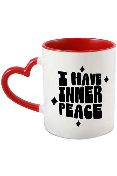 StoryGift Romania Cana pentru cei care au pace interioara cu Maner Inima Rosi...