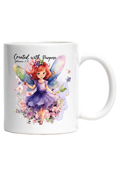 StoryGift Romania Cana cu o fetita zana cu mesajul "Created with purpose - Ep...