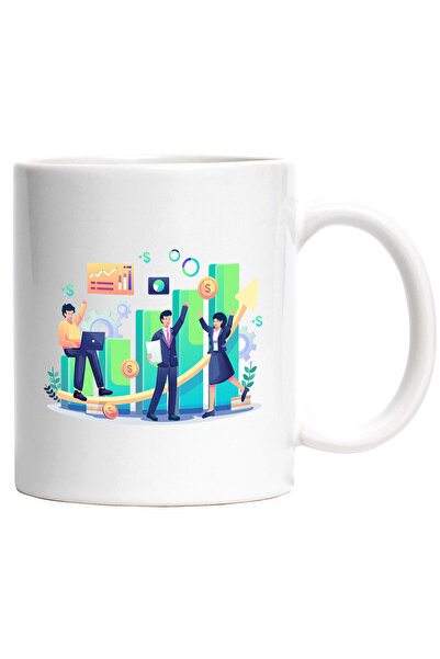 StoryGift Romania Cana Cu Finante, Performanta, Bani, Multicolor 330 ml, Cera...