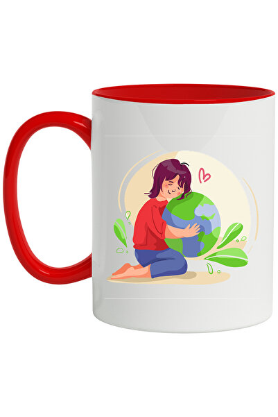 StoryGift Romania Cana Cu Copil, Planeta, Ecologie, Plante, Multicolor 330 ml...