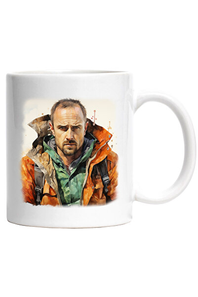 StoryGift Romania Cana Cu Jesse Pinkman, Breaking Bad, Serial TV, Personaj Faimos, Multicolor 330 , Cu Maner Alb