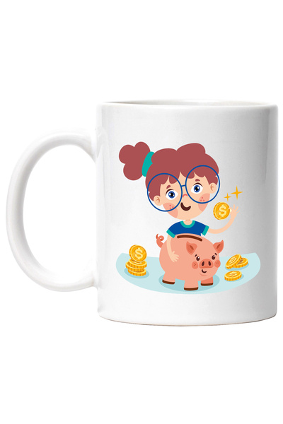 StoryGift Romania Cana Cu Copil, Ochelari, Economii, Pusculita, Monede, Multi...