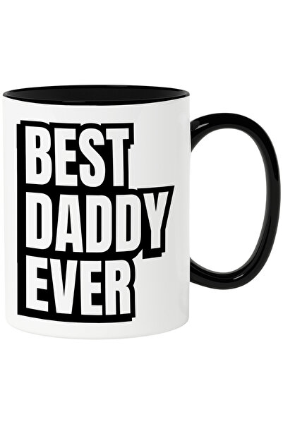 StoryGift Romania Cana cu Mesajul in Engleza Best Daddy Ever, Cel Mai Bun Tat...