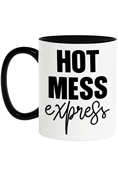 StoryGift Romania Cana cu textul in engleza "Hot mess express" - dezastru fie...