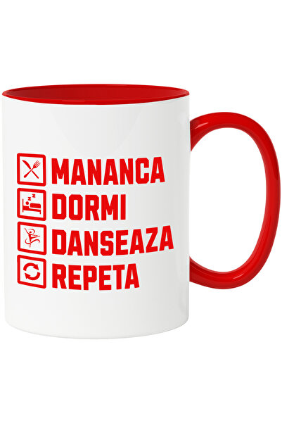 StoryGift Romania Cana cu Rutina Zilnica Femeie Sportiva Balet Text In Limba ...