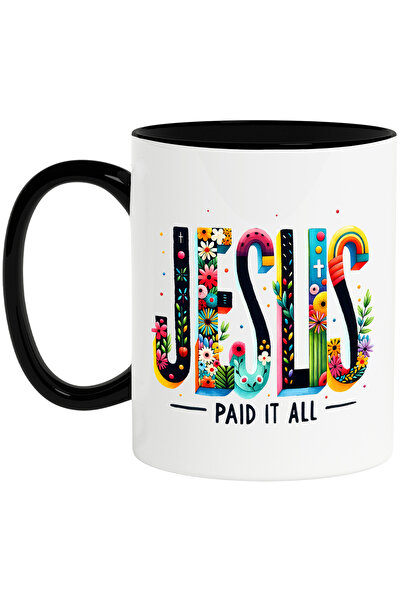 StoryGift Romania Cana cu mesajul "Jesus paid it all", religie, ilustratie, c...