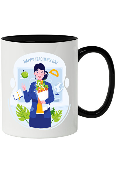 StoryGift Romania Cana Cu Mesaj In Engleza Happy Teacher's Day, Profesor, Buc...