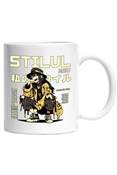 StoryGift Romania Cana Stilul Meu. Crede in tine fata stil anime razand, 330m...