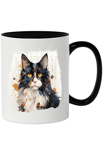 StoryGift Romania Cana Cu Pisica, Buline, Stropi Vopsea, Animal De Companie, ...