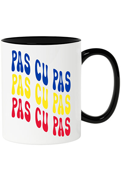 StoryGift Romania Cana Cuvantul Pas cu Pas, in Culorile Steagului Romaniei, R...