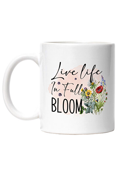 StoryGift Romania Cana cu mesajul "Live life in full bloom", traieste viata, ...