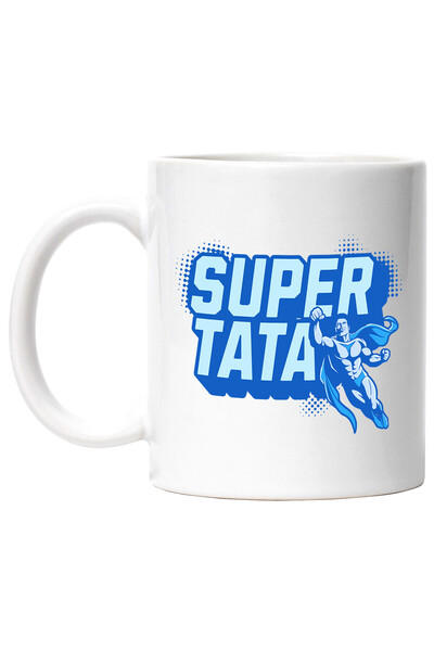 StoryGift Romania Cana cu Super erou In Zbor Text Super tata Familie Copii, C...