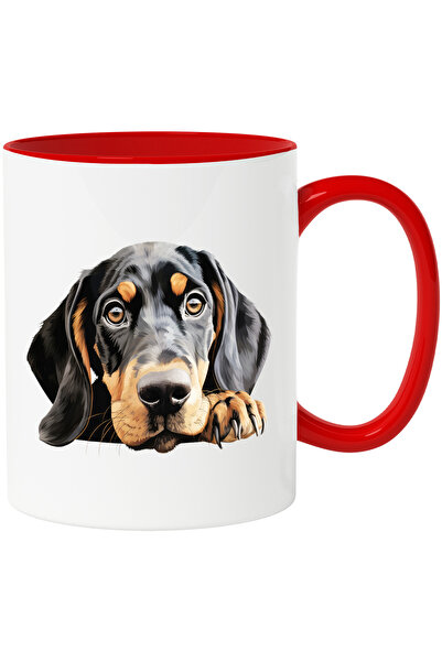 StoryGift Romania Cana cu un catel suparat | ilustratie | posomorat | negru |...