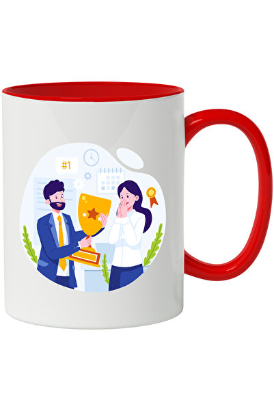StoryGift Romania Cana Cu Trofeu, Business, Panglica, Angajati, Multicolor 33...
