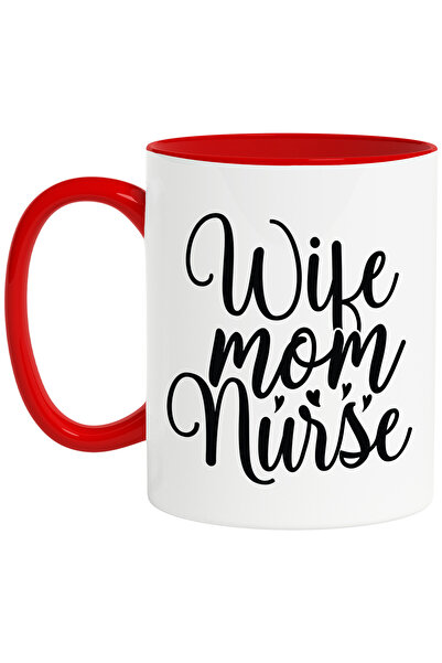 StoryGift Romania Cana cu inimioare pentru o mama iubitoare cu textul "Wife, ...
