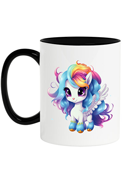 StoryGift Romania Cana cu un ponei cu aripi | alb | ilustratie | fericire | f...