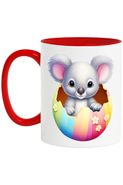 StoryGift Romania Cana cu un ursulet Koala care iese dintr-un ou spart | ilus...