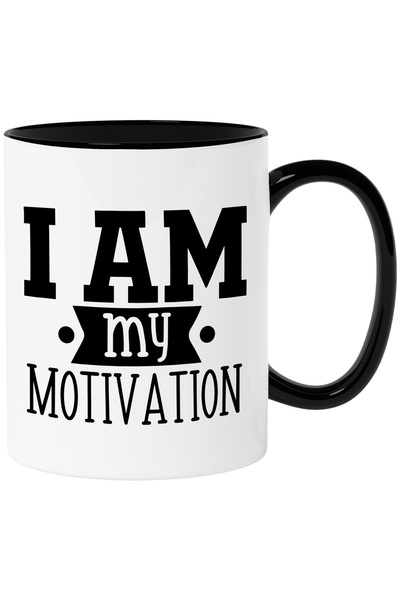 StoryGift Romania Cana cu mesajul in limba engleza "I am my motivation" - eu ...