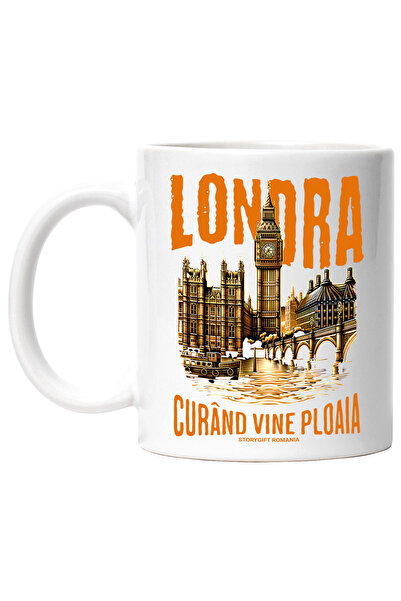 StoryGift Romania Cana Oras Londra Turn Cu cEas Big Ben Text Haios Curand Vin...