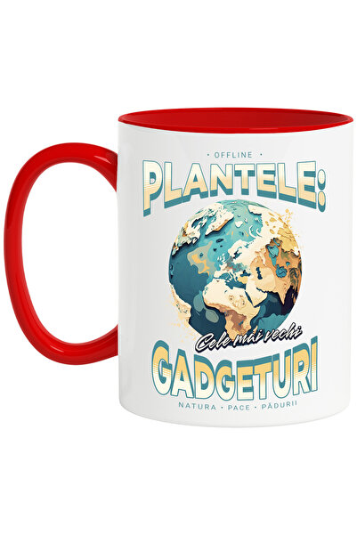 StoryGift Romania Cana planetele cele mai vechi gadgeturi, 330ml, Ceramic cu ...