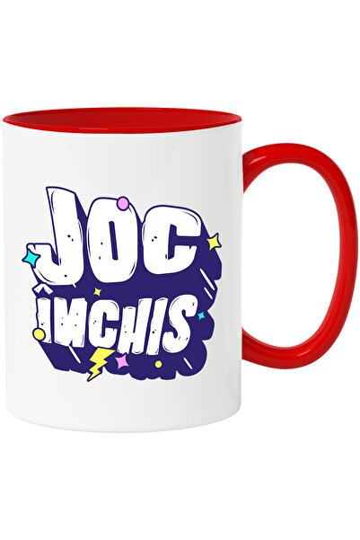 StoryGift Romania Cana Joc inchis copii, jocurile copilariei , 330ml, Ceramic...