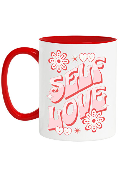 StoryGift Romania Cana cu Mesaj Inspirational Pentru femei Flori Inima, Self ...