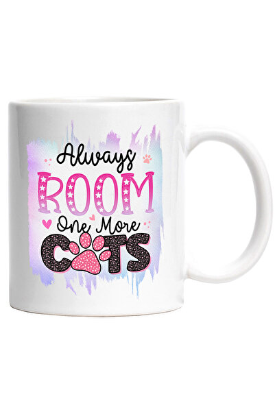 StoryGift Romania Cana cu mesajul "Always room one more cats", inca o pisica,...