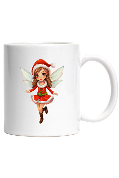 StoryGift Romania Cana cu o fata frumusica care poarta un costum de craciunit...