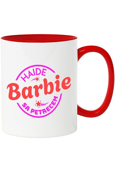 StoryGift Romania Mug with Circle Doll Design Text Let's Have Fun Kids, Ceram, With,STG