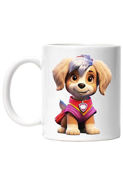 StoryGift Romania Cana cu o catelusa vesela, ilustratie, patrula catelusilor,...