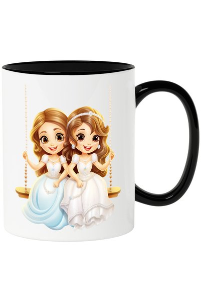 StoryGift Romania Κούπα με 2 χαριτωμένες πριγκίπισσες που κουνιούνται | φίλοι...