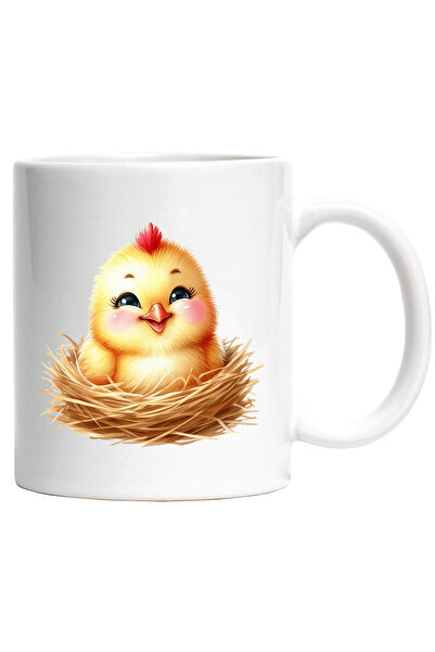 StoryGift Romania Cana cu un pui de gaina | ilustratie | vesel | cuib | paie ...