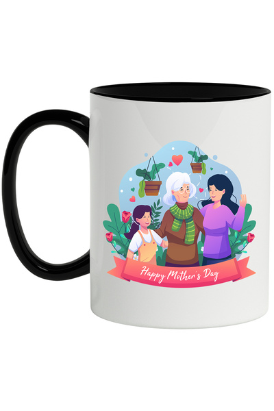 StoryGift Romania Cana Cu Mesaj In Engleza Happy Mother's Day, Copii, Mama, P...
