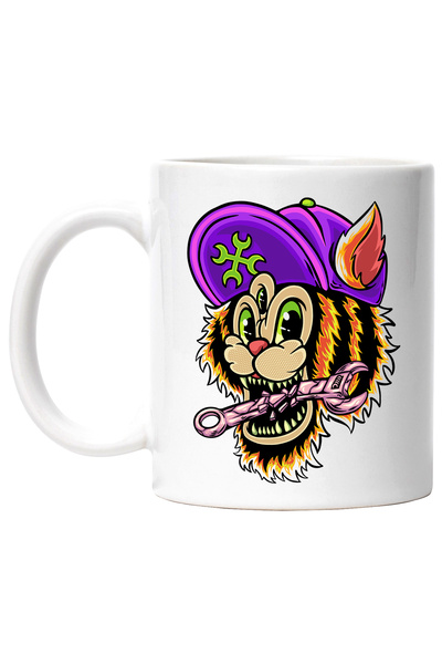 StoryGift Romania Cana Cu Tigru, Cheie, Palarie, Monstru, Multicolor 330 ml, ...