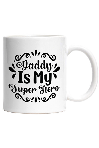 StoryGift Romania Mug for the one who considers his father a superhero with W...