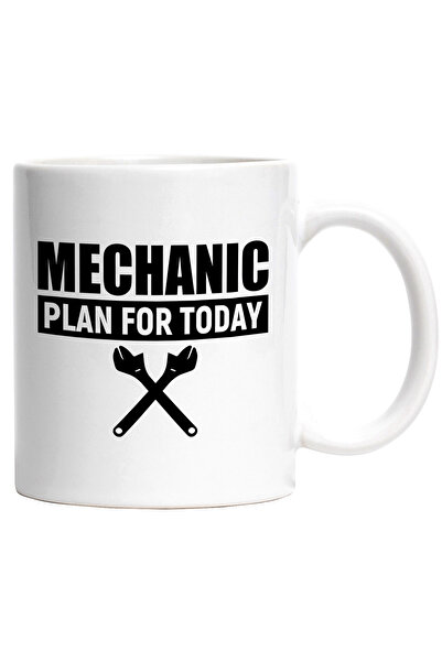 StoryGift Romania Cana cu textul in engleza "Mechanic plan for today" - plan ...