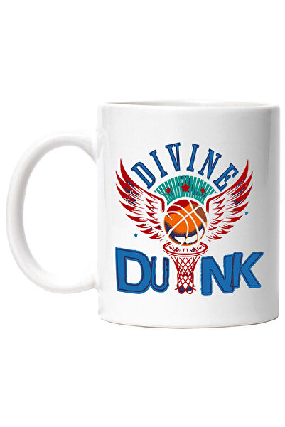 StoryGift Romania Cana cu Minge De Basketball Cu Aripi Rosii De Inger Cos mec...