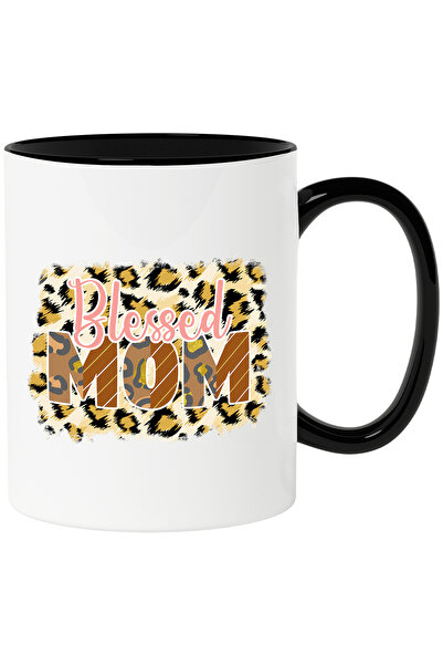 StoryGift Romania Cana cu mesajul "Blessed Mom", ilustratie, mama, blana, bin...