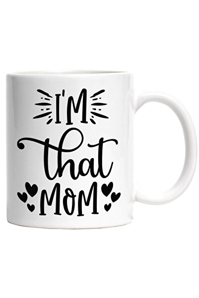 StoryGift Romania Cana cu inimioare pentru o mama buna si iubita cu Maner Alb...